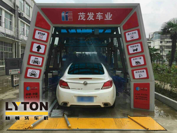 蘇州茂發(fā)車業(yè)服務(wù)有限公司牽手林頓FX11型隧道式電腦洗車機，一站式汽車服務(wù)中心